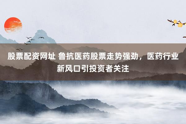 股票配资网址 鲁抗医药股票走势强劲，医药行业新风口引投资者关注