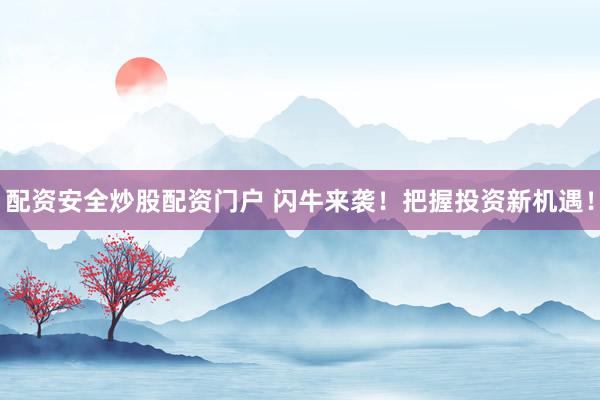 配资安全炒股配资门户 闪牛来袭！把握投资新机遇！